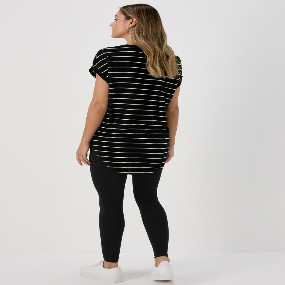 Papaya Petite Black Leggings