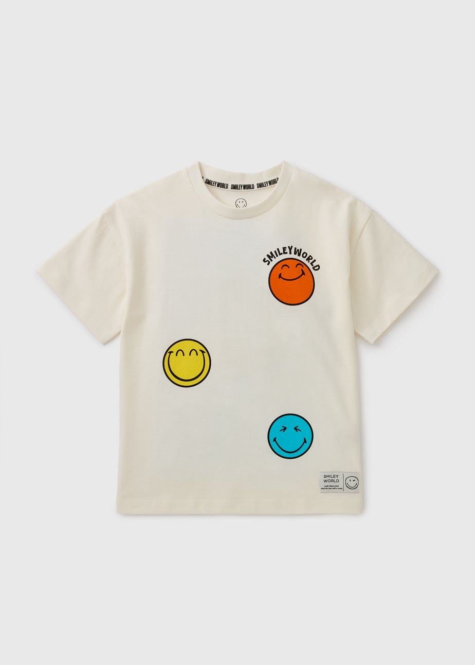 Smiley Kids Cream T-Shirt (1-13yrs)