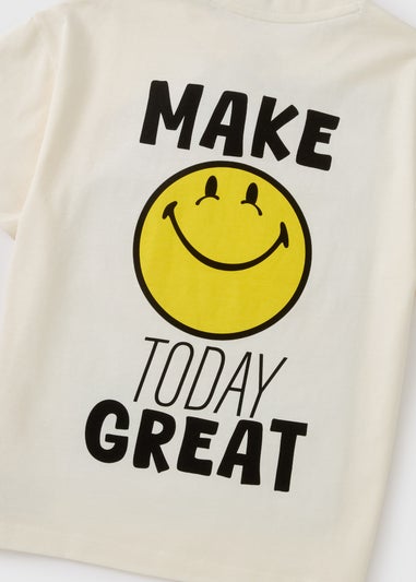 Smiley Kids Cream T-Shirt (1-13yrs)