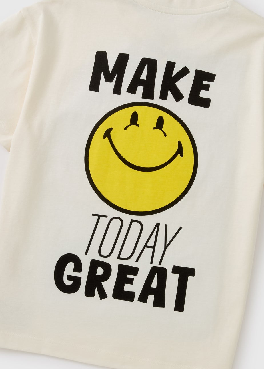Smiley Kids Cream T-Shirt (1-13yrs)