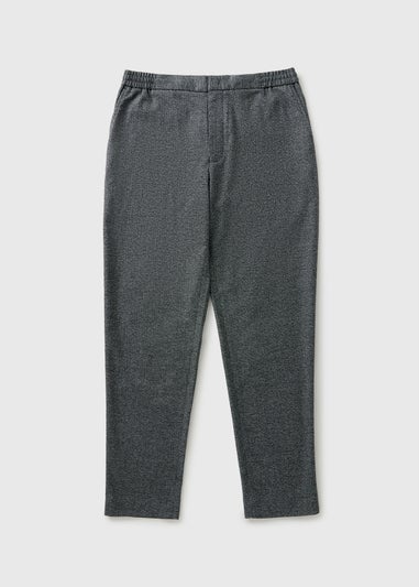 Taylor & Wright Charcoal Puppytooth Trousers