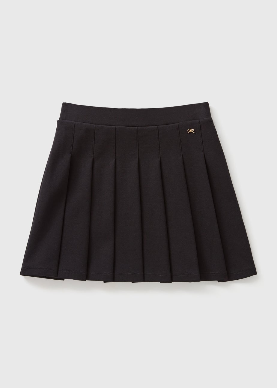 Girls Black Pleated Skirt (7-15yrs)