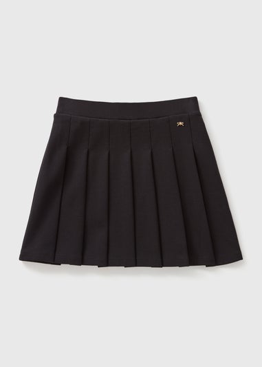 Girls Black Pleated Skirt (7-15yrs)