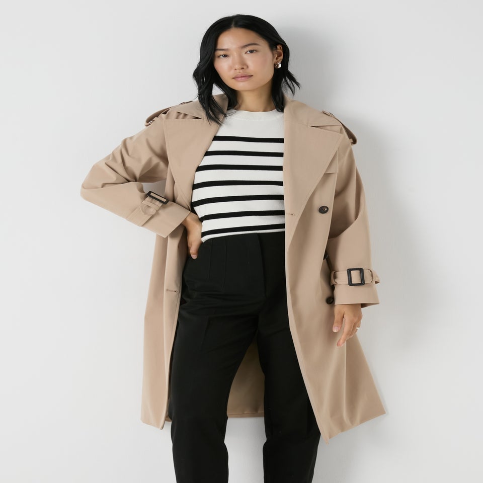 Et Vous Petite Black Tapered Trousers