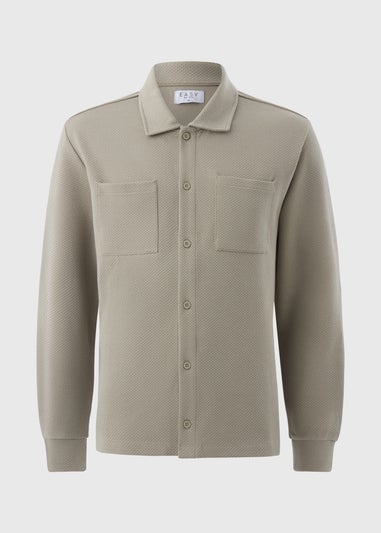 Sage Smart Textured Co Ord Overshirt