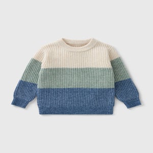 Boys Multicolour Colour Block Knit Jumper (1-7yrs)