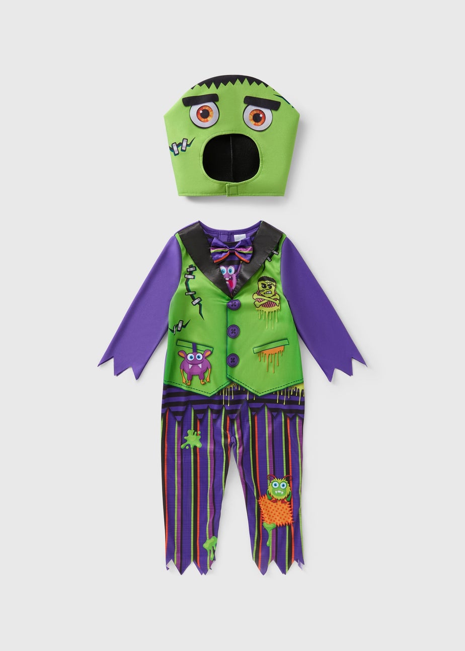 Boys Green Frankie Halloween Costume (1-5yrs)