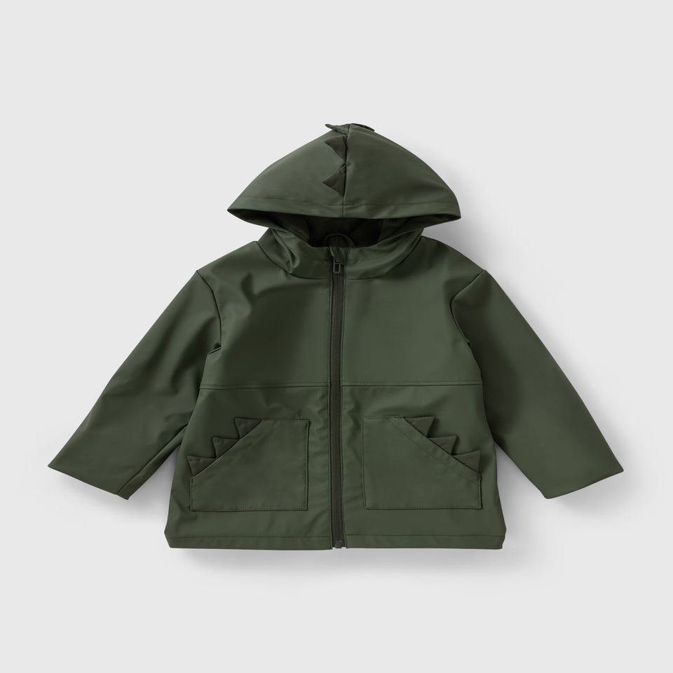 Boys Green Croc Raincoat (1-7yrs)