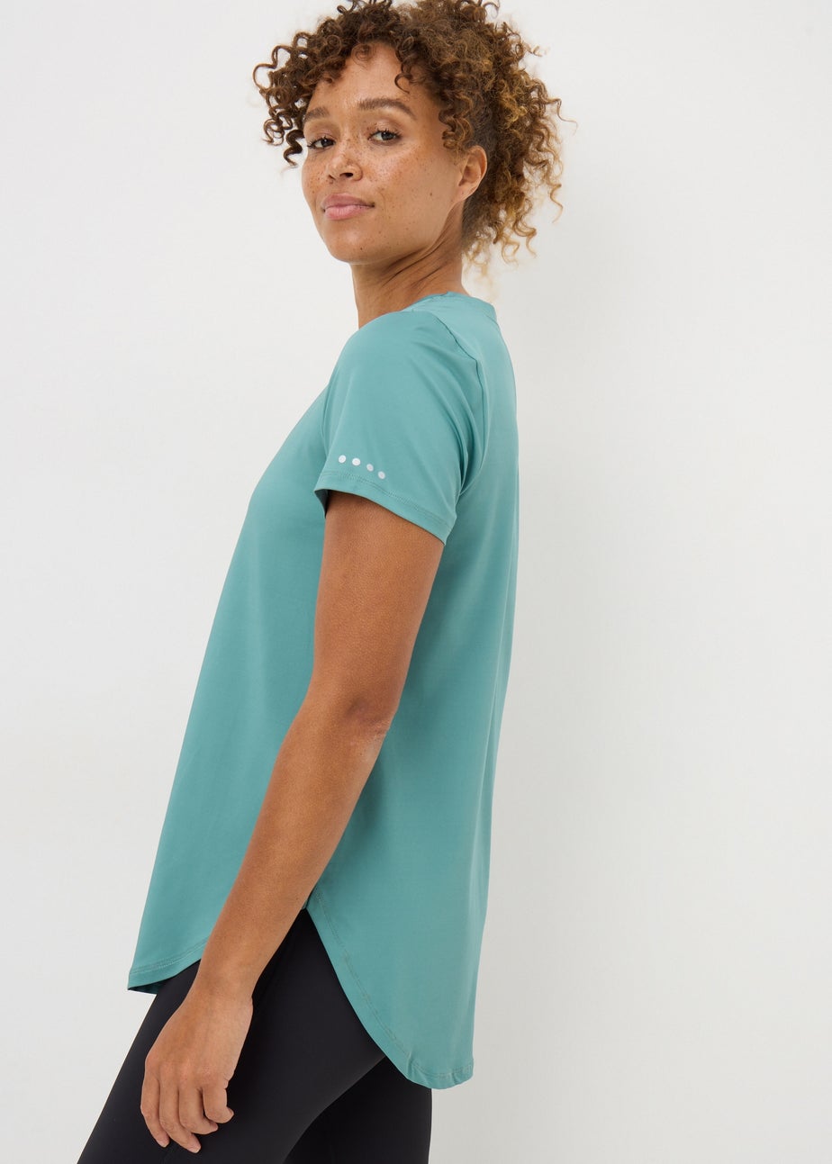 Souluxe Arctic Blue Longerline T-Shirt
