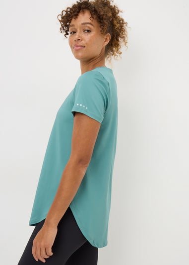 Souluxe Arctic Blue Longerline T-Shirt