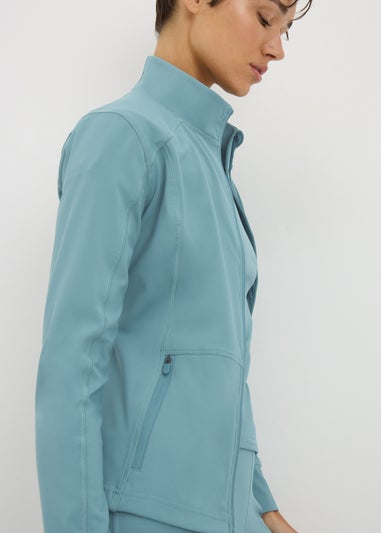 Souluxe Blue Zip Through Sports Jacket
