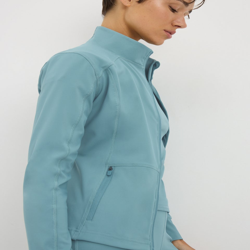 Souluxe Blue Zip Through Sports Jacket