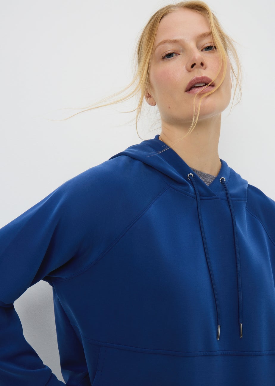 Souluxe Blue Longline Hoodie