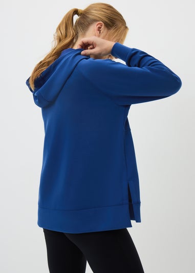 Souluxe Blue Longline Hoodie