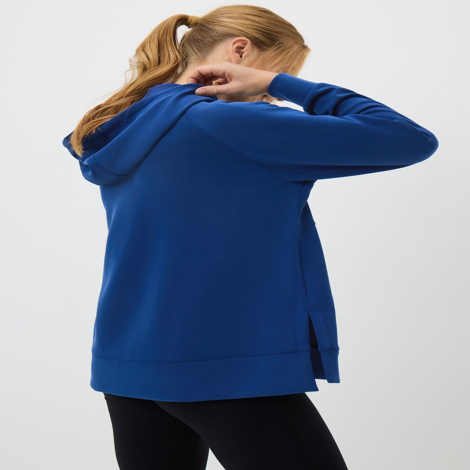 Souluxe Blue Longline Hoodie