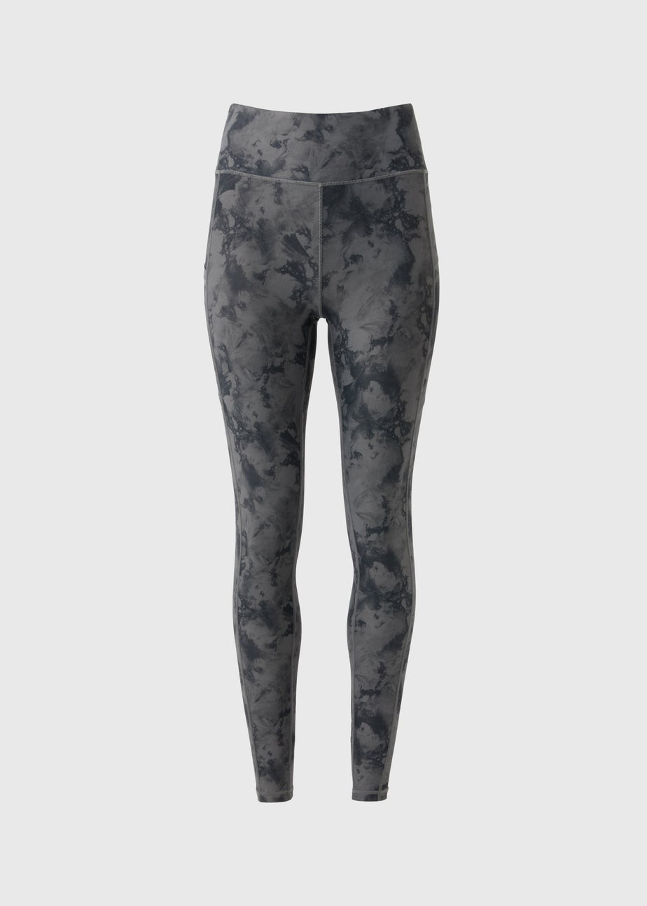 Souluxe Grey Smoke Print Leggings