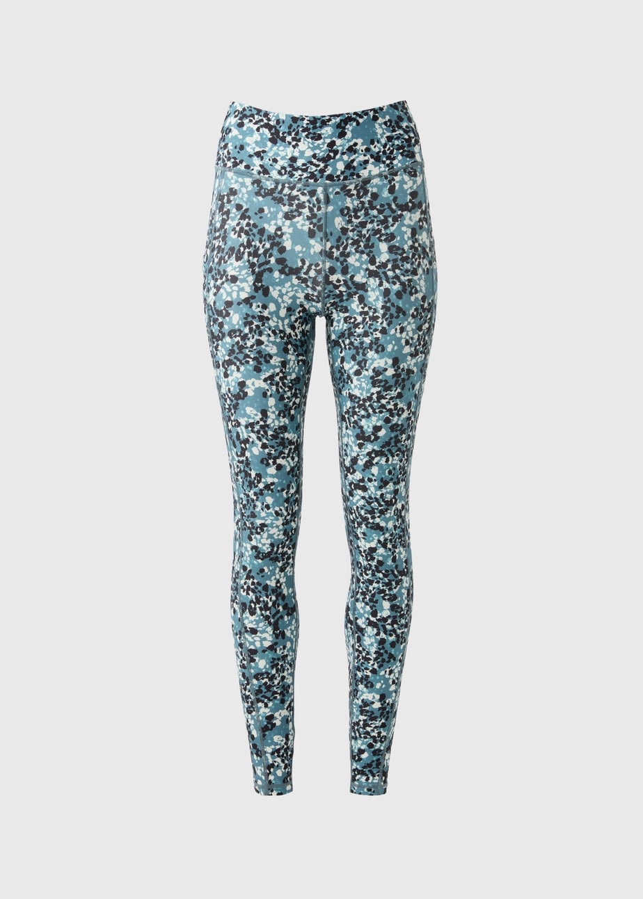 Souluxe Blue Patterned Leggings