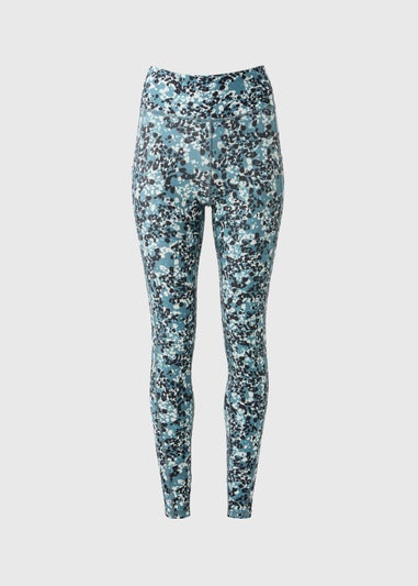 Souluxe Blue Patterned Leggings