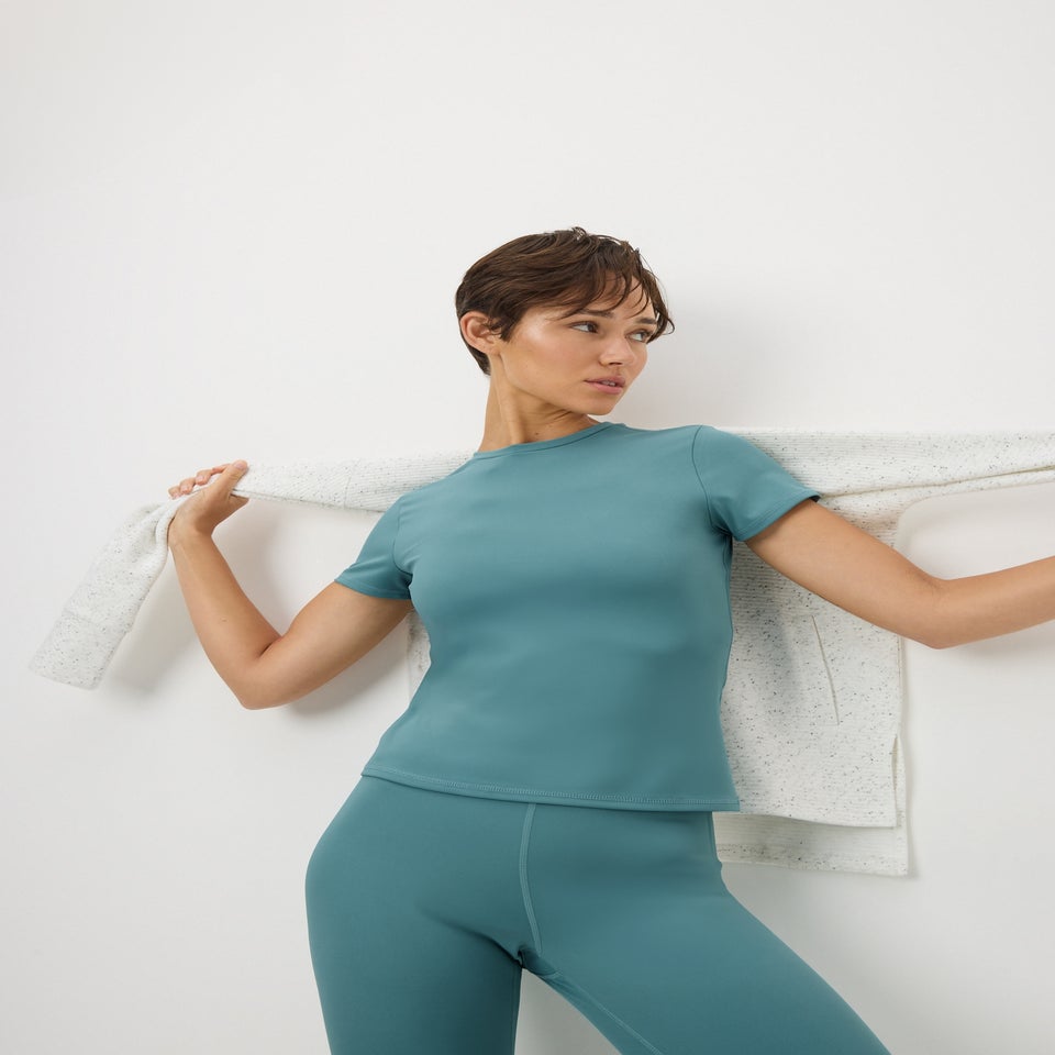 Souluxe Blue Fitted Top