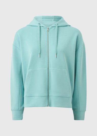 Turquoise Zip Up Hoodie