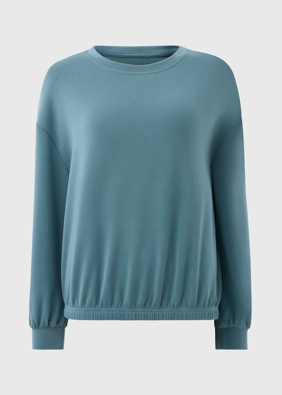 Blue Side Stripe Sweatshirt