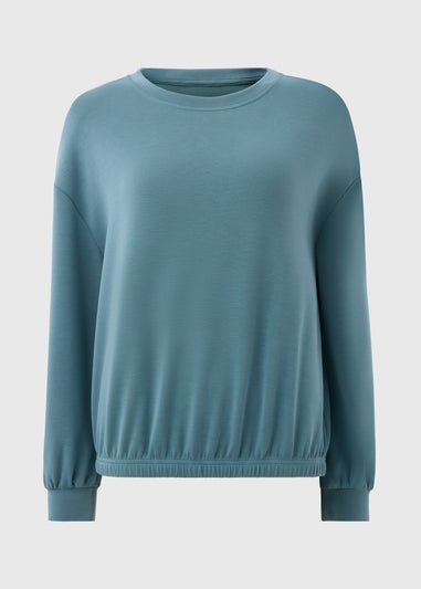 Blue Side Stripe Sweatshirt