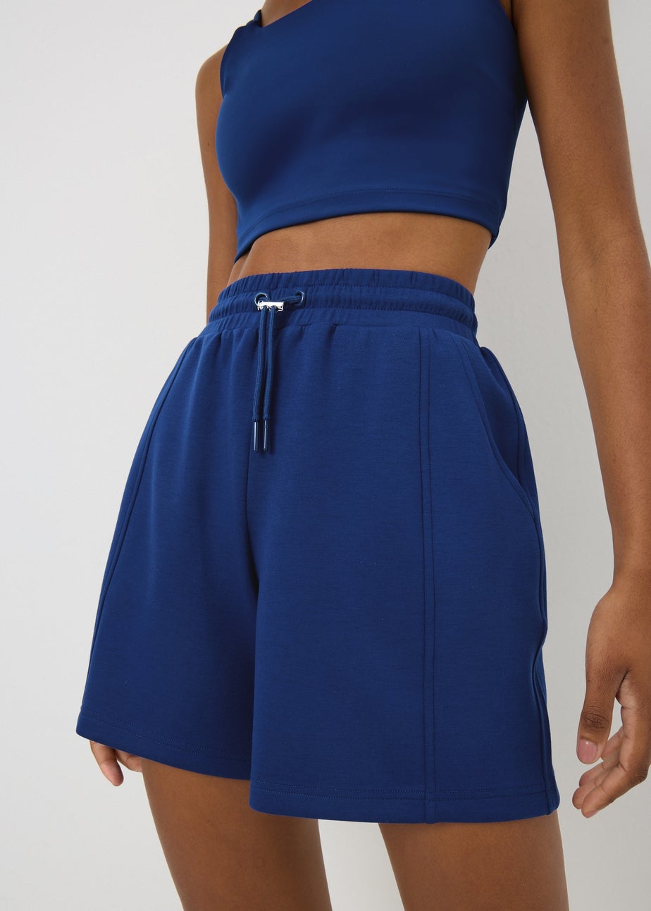 Souluxe Blue Modal Sport Shorts