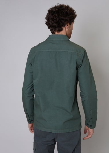 Threadbare Dark Grey Lightweight Cotton Shacket