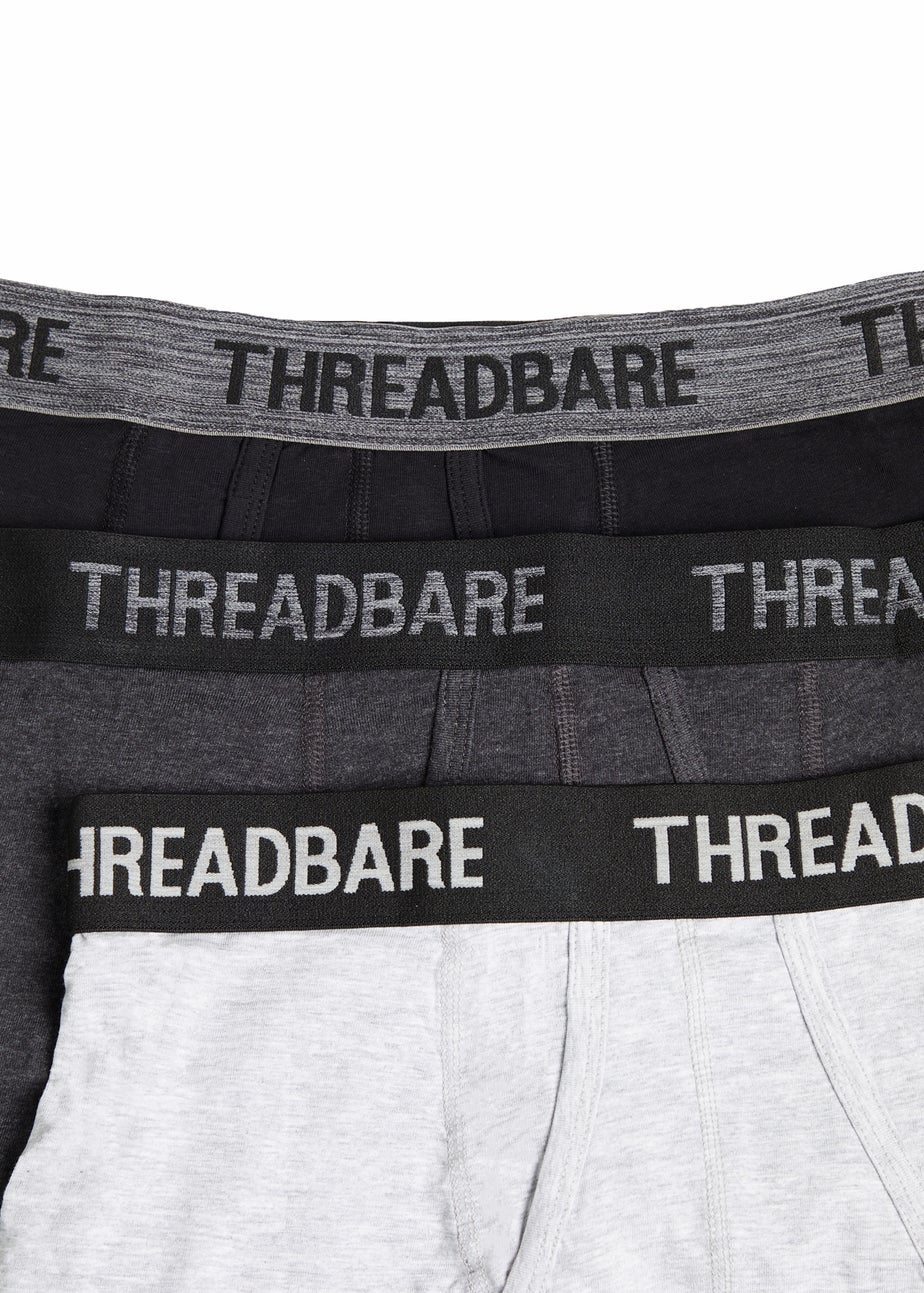 Threadbare Black 10 Pack A-Front Trunks