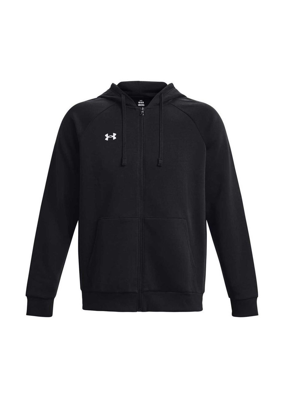 Under Armour Black Rival Fleece Full Zip Hoodie