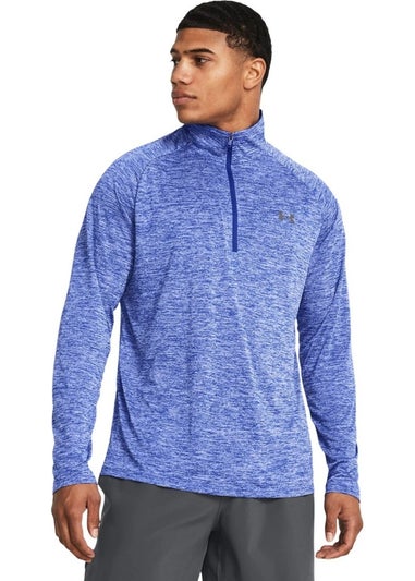 Under Armour Midnight Blue Half Zip Technical Top