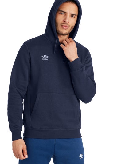 Umbro Navy/White Club Leisure Hoodie