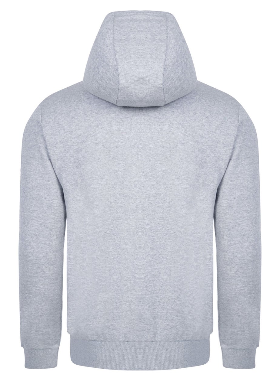 Umbro Grey/White Club Leisure Full Zip Hoodie