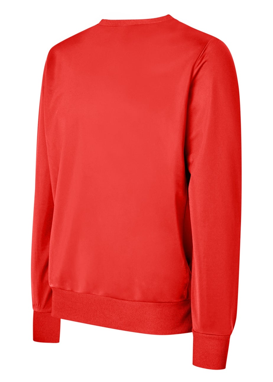 Umbro Red Polyester Sweatshirt