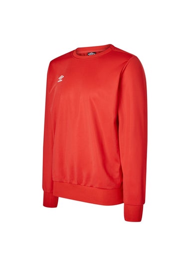 Umbro Red Polyester Sweatshirt