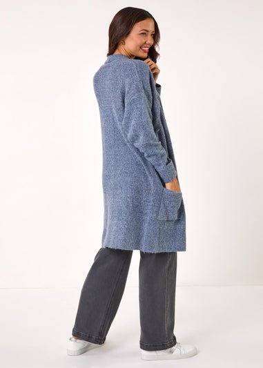 Roman Denim Pocket Knit Cardigan