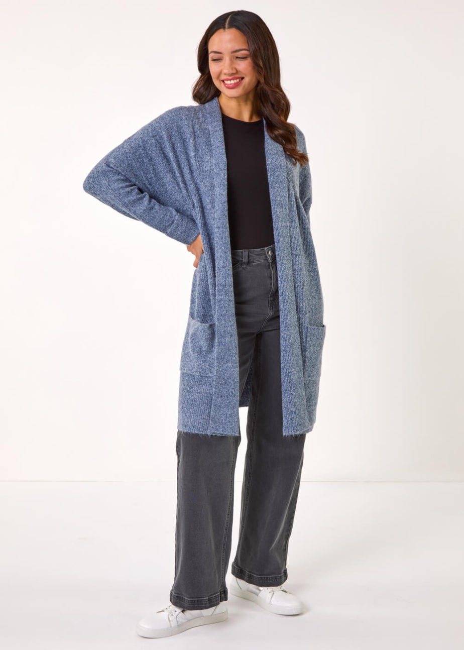 Roman Denim Pocket Knit Cardigan