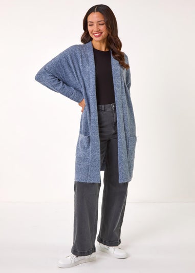 Roman Denim Pocket Knit Cardigan