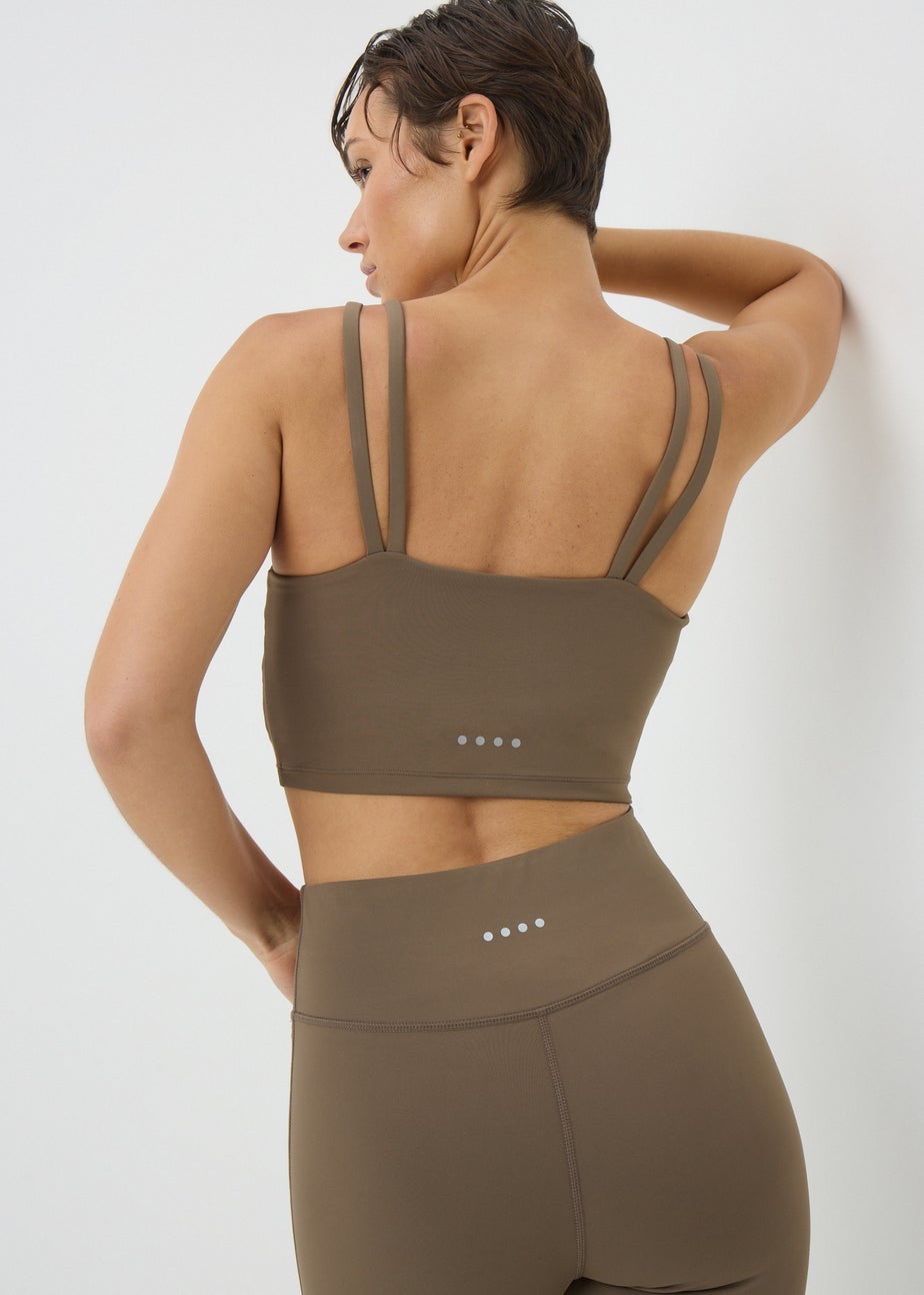Souluxe Mocha Double Strap Cami Top