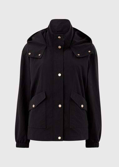 Black Short Anorak