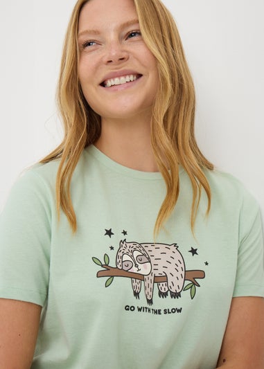 Green Sloth Pyjama Set