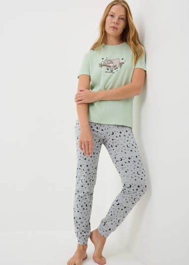 Green Sloth Pyjama Set
