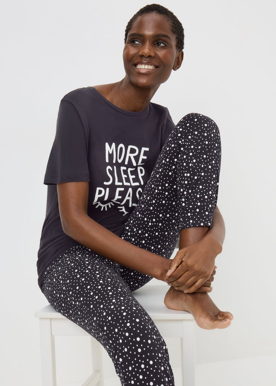 Black More Sleep Pyjama Set