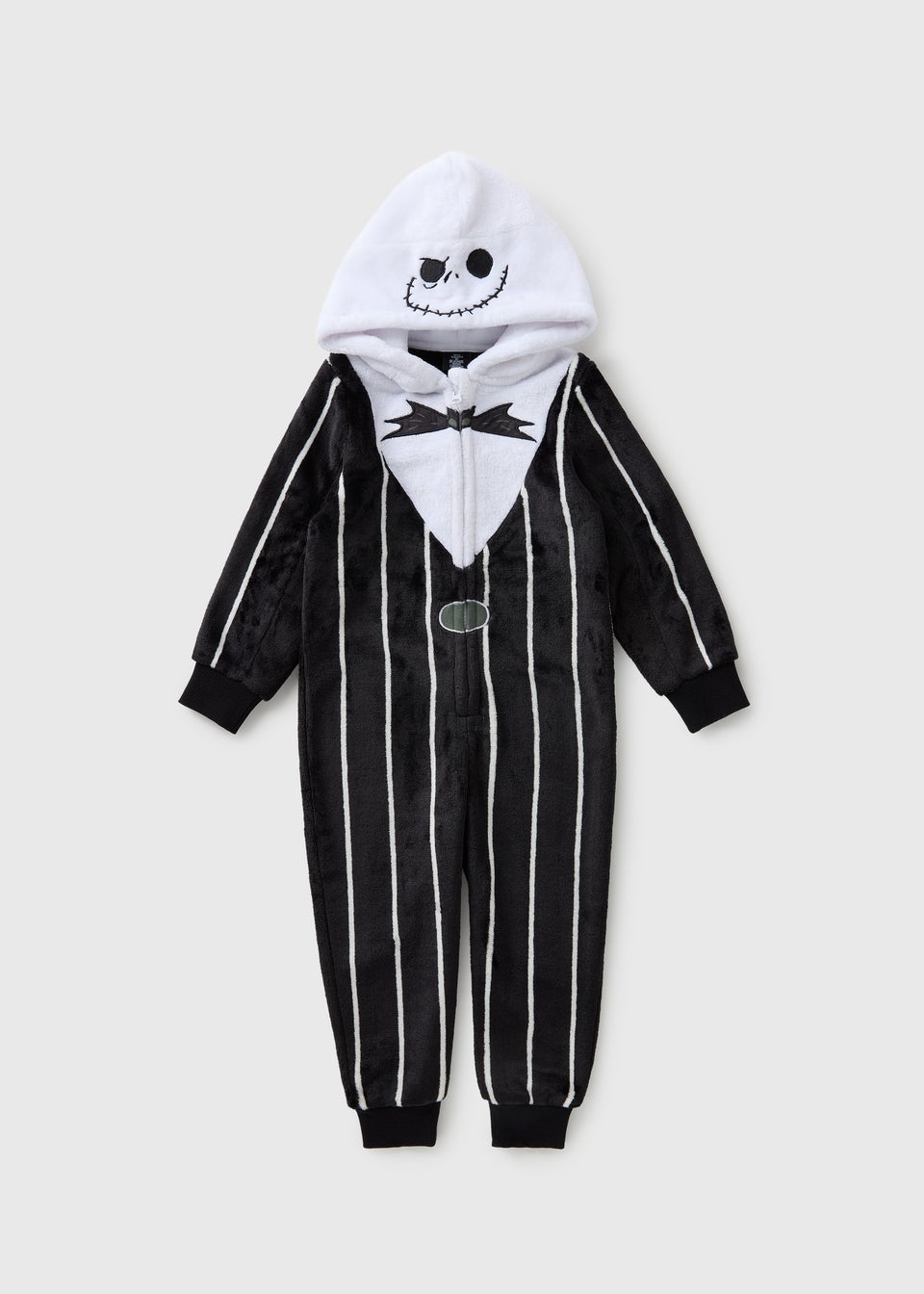 Boys Black Jack Skellington Onesie (1-7yrs)