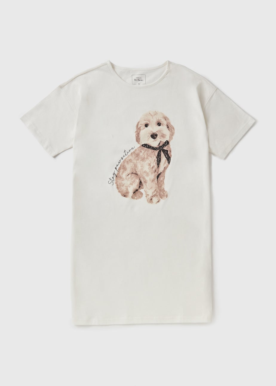Cream Dog Nightie