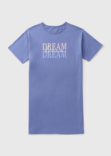 Blue Dream Slogan Nightie