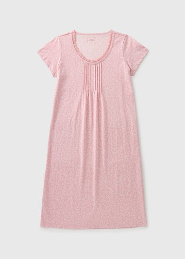 Pink Leaf Lace Nightie