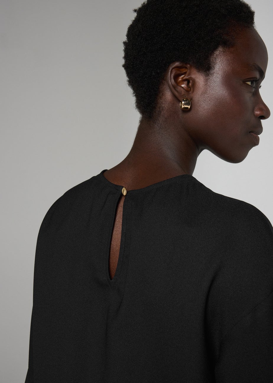 Et Vous Black 3/4 Sleeve Box Top