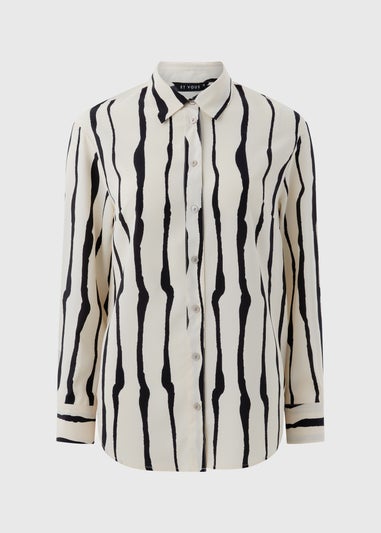 Et Vous Black Stripe Shirt