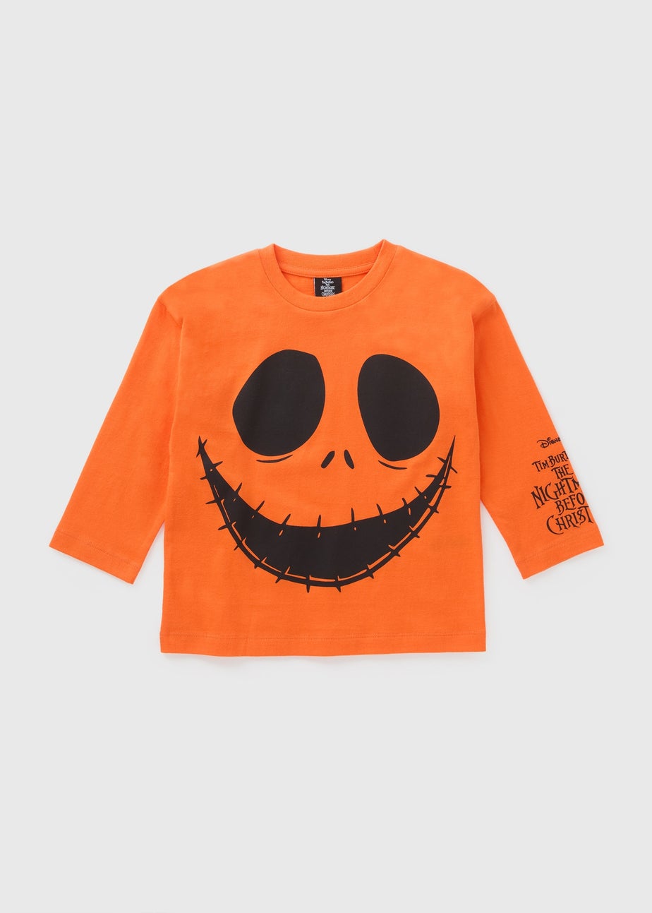 Jack Skellington Boys Orange Tops (1-7yrs)